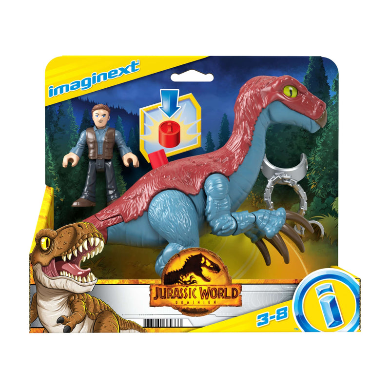 Imaginext Jurassic World Therizinosaurus & Owen