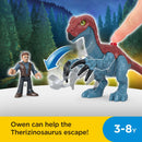 Imaginext Jurassic World Therizinosaurus & Owen