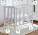 Kinder Valley Sydney Cot - White