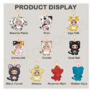 Baby Three Cat & Dog Blind Box Plush Keychain