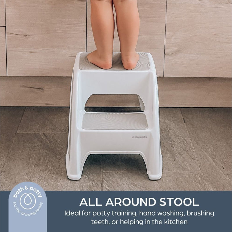 Toddler & Me 2 Up Step Stool - Grey – JAC Stores IOM