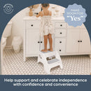 Toddler & Me 2 Up Step Stool - Grey