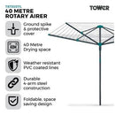 Tower Rotary Airer 40m