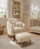 Mamas & Papas Alma Nursing Chair & Stool - Off-White