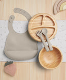 Mamas & Papas First Mealtime Bamboo Set - Truffle