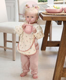 Mamas & Papas Long Sleeved Bibs 2 Pack - Berry Picnic