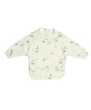 Mamas & Papas Long Sleeved Bibs 2 Pack - Dino Stripe