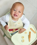 Mamas & Papas Silicone Bibs 2 Pack - Dino Teal