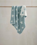 Mamas & Papas Chenille Blanket - Blue Star