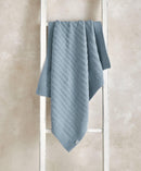 Mamas & Papas Chenille Blanket - Blue Stripe