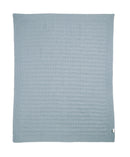 Mamas & Papas Chenille Blanket - Blue Stripe