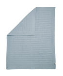 Mamas & Papas Chenille Blanket - Blue Stripe