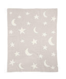 Mamas & Papas Chenille Blanket - Neutral Moon/Star