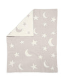 Mamas & Papas Chenille Blanket - Neutral Moon/Star