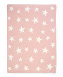 Mamas & Papas Chenille Blanket - Pink Star