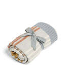 Mamas & Papas Knitted Blanket - Multi Colour Striped