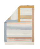 Mamas & Papas Knitted Blanket - Multi Colour Striped