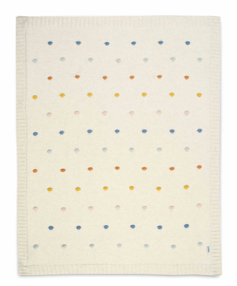 Mamas & Papas Knitted Blanket - Bobble Spots