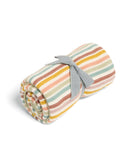 Mamas & Papas Knitted Blanket - Multi Colour Stripe