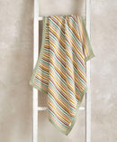 Mamas & Papas Knitted Blanket - Multi Colour Stripe