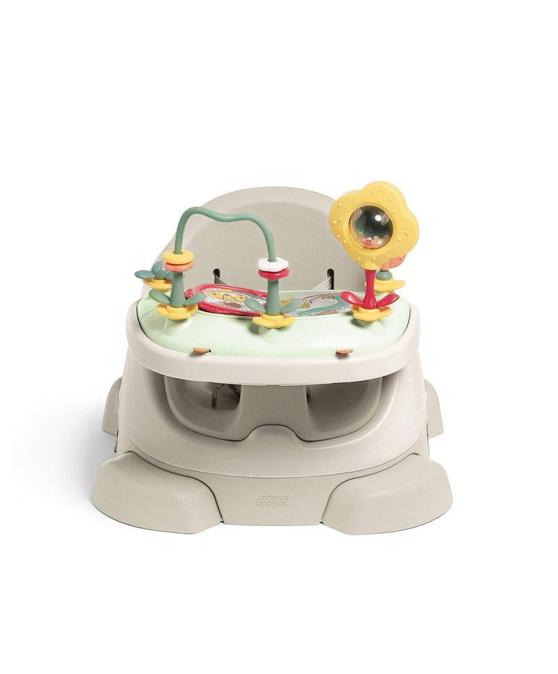 Mamas & Papas Baby Bug 3 In 1 Floor & Booster Seat With Activity Tray - Clay