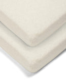 Mamas & Papas Fitted Cotbed Sheets 2 Pack - Oatmeal