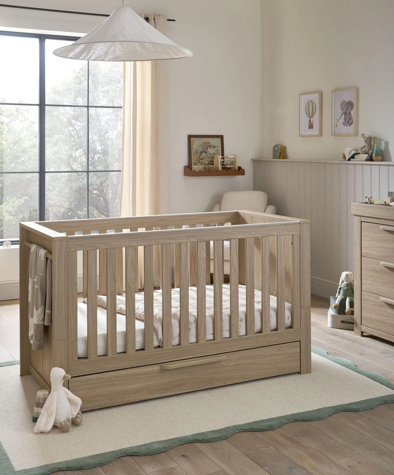 Mamas & Papas Franklin Cot Bed - Oak