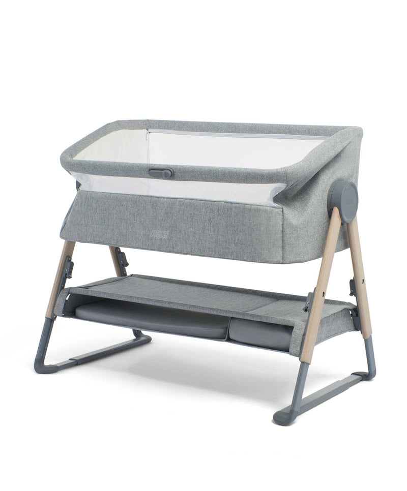 Mamas & Papas Lua Bedside Crib Bundle - Star & Grey