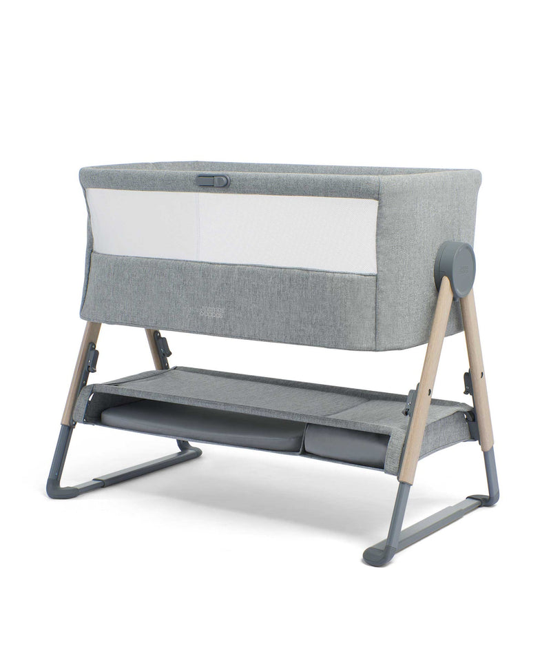 Mamas & Papas Lua Bedside Crib Bundle - Star & Grey