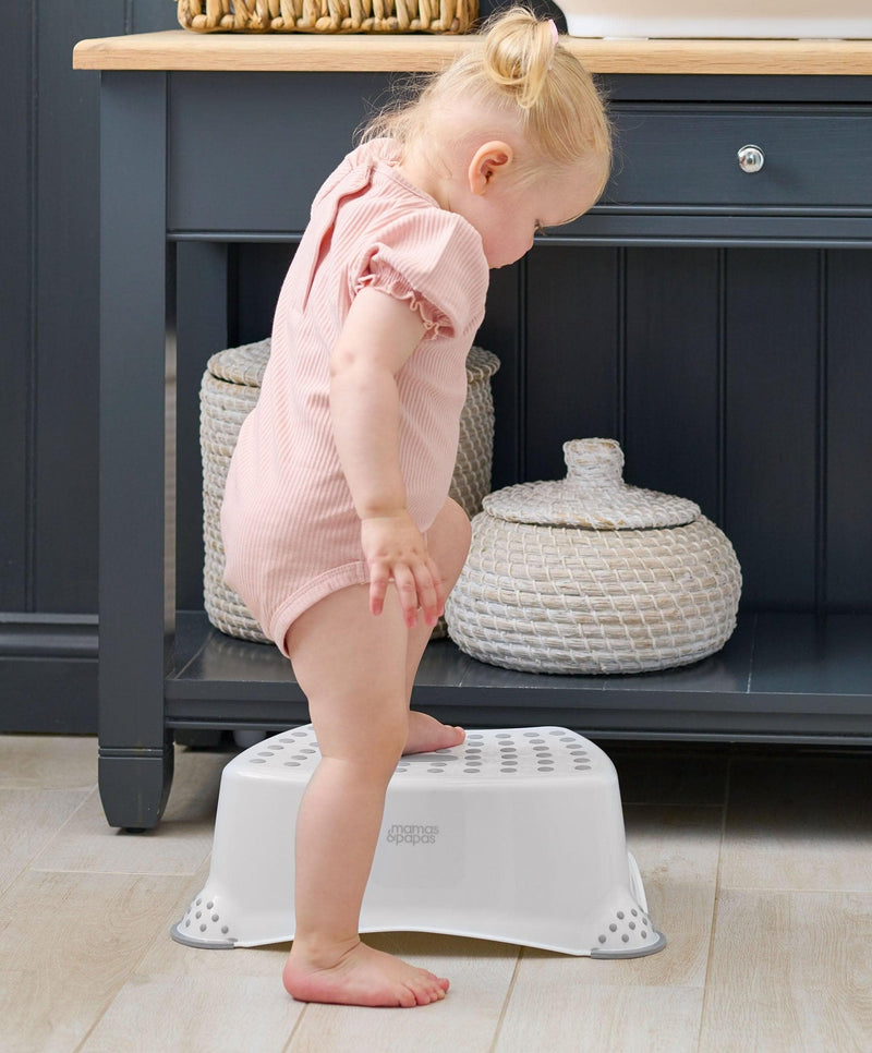 Mamas & Papas Anti Slip Step Up Stool - Pebble Grey – JAC Stores IOM