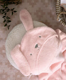 Mamas & Papas Hooded Baby Towel - Pink Bunny
