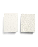 Mamas & Papas Fitted Cotbed Sheets 2 Pack - Welcome To The World Seedling