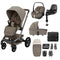 Maxi Cosi Fame Premium Travel System Bundle - Twillic Truffle/Black