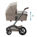 Maxi Cosi Fame Premium Travel System Bundle - Twillic Truffle/Black