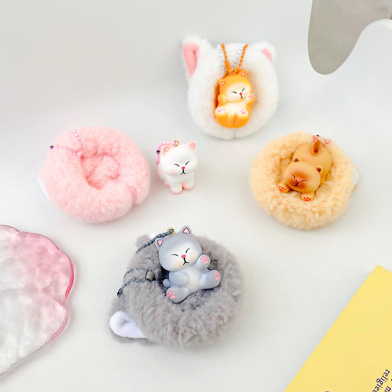 KENJI Mima Duo Cat Nest Keyring