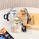 KENJI Dog With Glasses Keyring