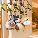 KENJI Mima Wood Effect Pet Keyring