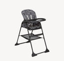 Joie Mimzy Snacker Highchair - ABC Charcoal