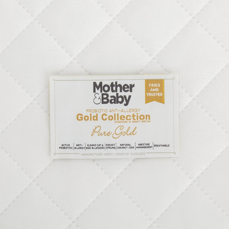 Cotbed Mattress - Mother&Baby Pure Gold Anti-Allergy Coir Pocket Spring