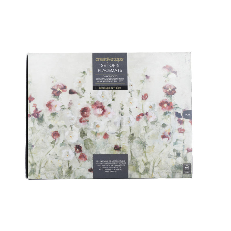 Wild Field Poppies Placemats 6pk