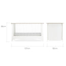 Clara 3 Piece Furniture Set - White/Ash