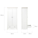 Clara 3 Piece Furniture Set - White/Ash