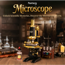 PanTasy Retro Microscope With Accessories