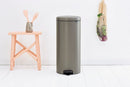 Brabantia 30L Newlcon Pedal Bin - Platinum
