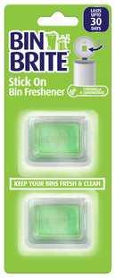 Bin Brite Bin Odour Neutraliser Stick On Freshener - Citronella & Lemon Grass