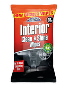 Car Pride Interior Clean & Shine Wipes