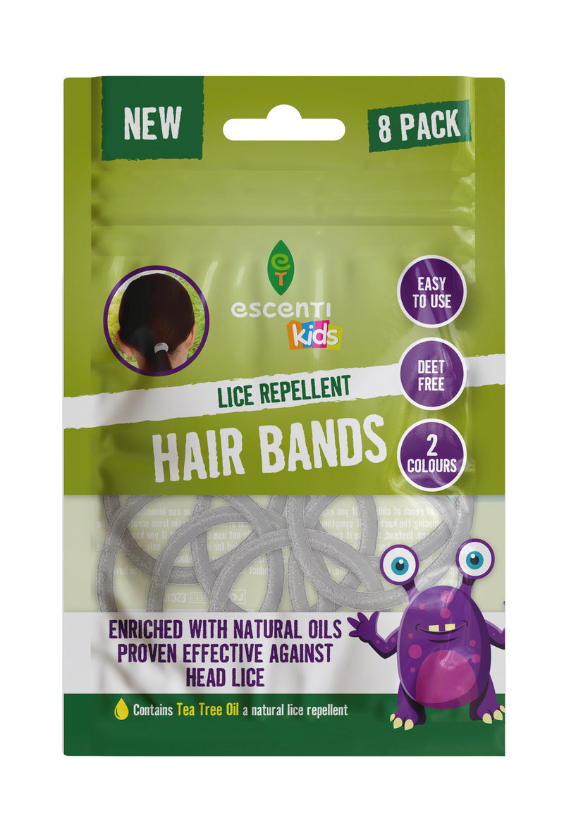 Escenti Lice Hair Bands 8pk