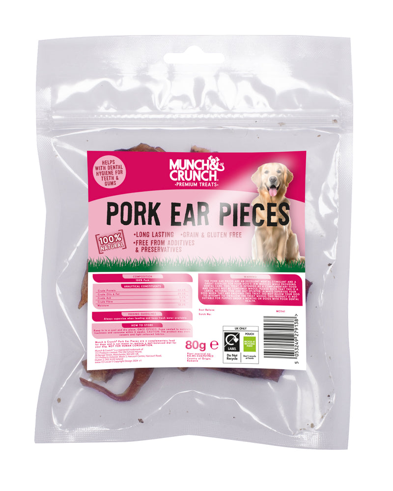 Munch & Crunch Pork Ear Pieces