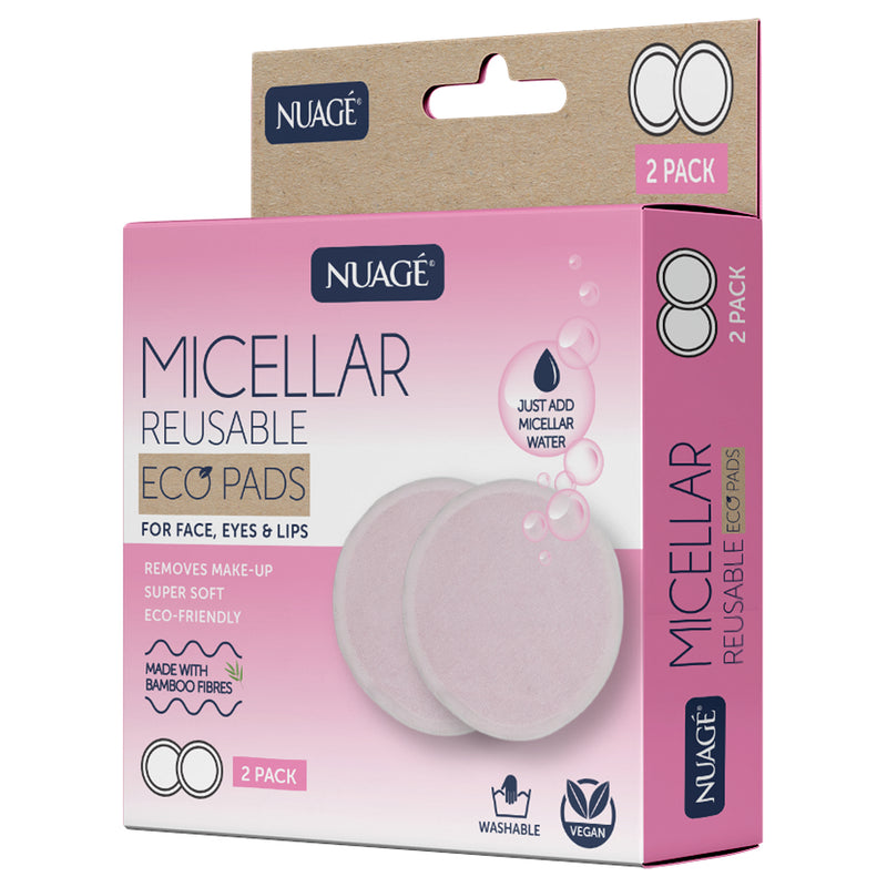 Micellar Reusable Eco Make Up Remover Pads 2pk