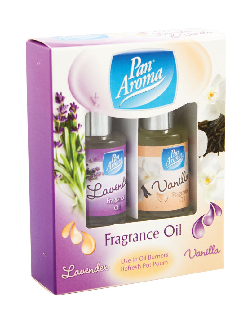 Pan Aroma Soothing Lavender & Vanilla Fragrance Oil 2pk